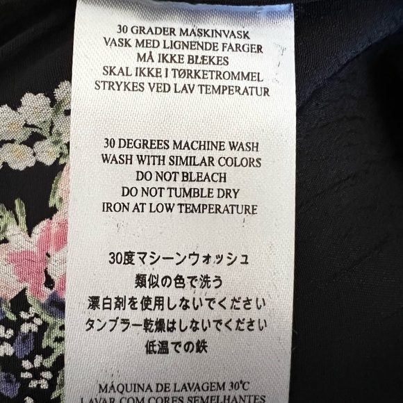 NWT ByTimo Maxi Wrap Dress size XS, floral, cottage core, retro - Picture 13 of 13